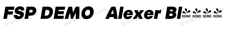FSP DEMO   Alexer Bl字体转换